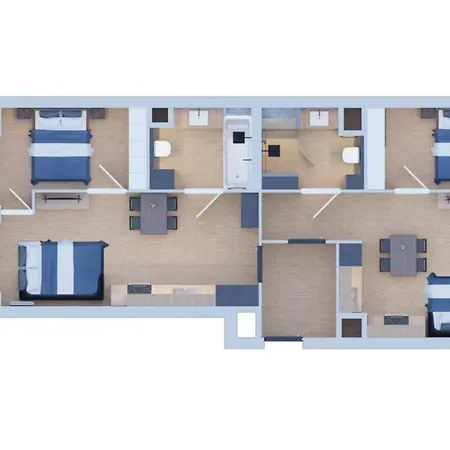 Lägenhet Domus Aurea — Garden, Balcony & Free Parking